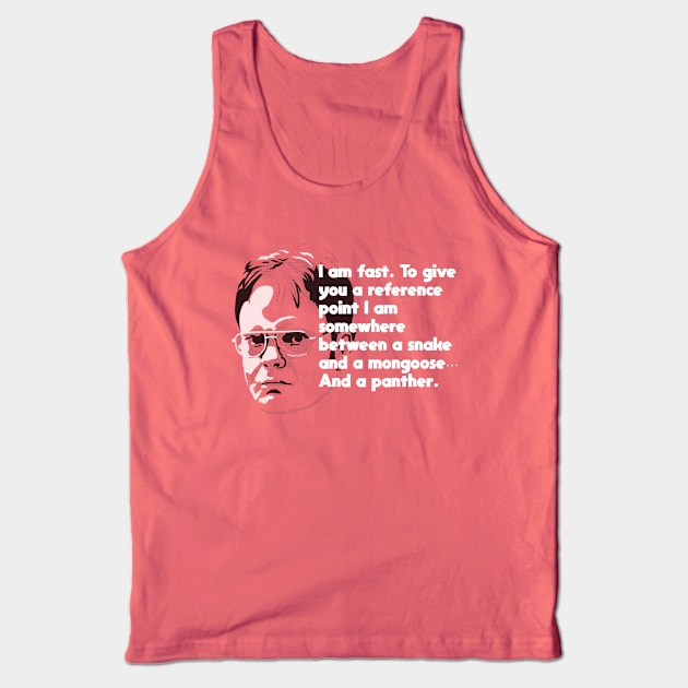 Dwight is Fast Tank Top by BluPenguin